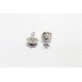 Spinner Stud Earrings 925 Sterling Silver Zircon Stones Women Handmade Gift C55